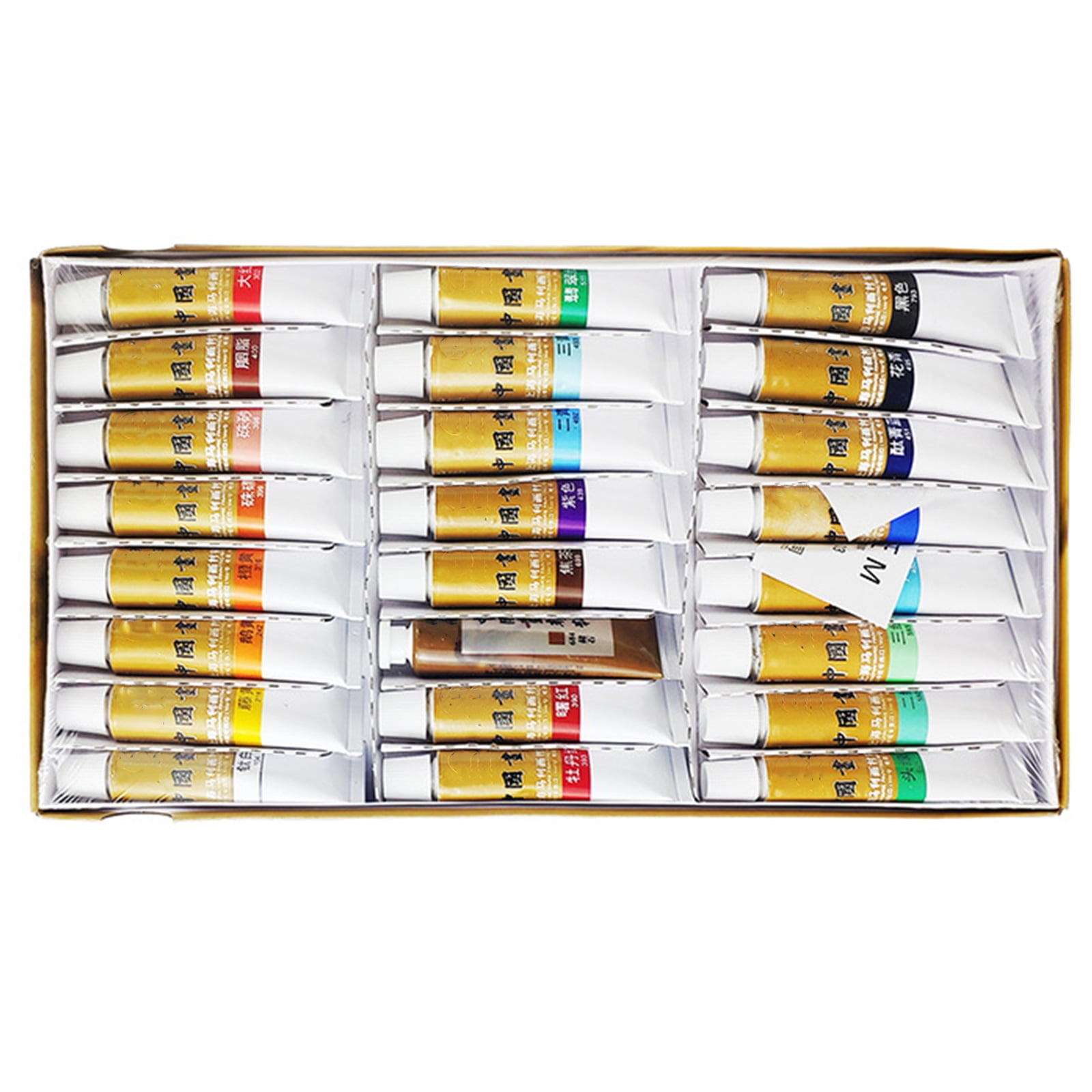 Partygee 12/18/24/36 Colors 5/12ml Chinese Painting Pigment Watercolor Paint Drawing Tools for Artist Students
