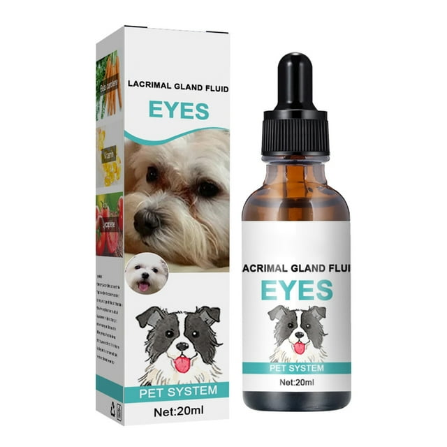 Partygee Pet Eyes Wash Drops Help Prevent Pink Eye Dry Eyes Tear Stains