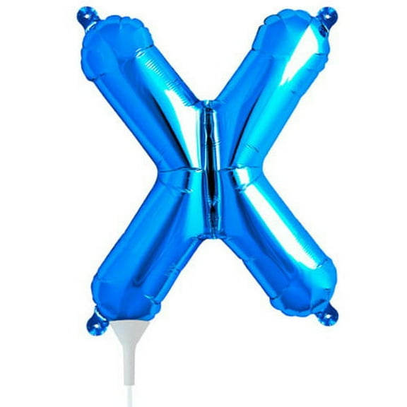 Partypro 00554-01 Inflatable Letter Blue Mylar X