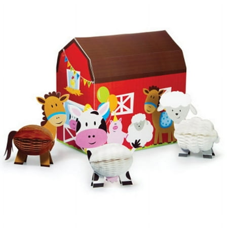 Partypro 265506 Farmhouse Fun Centerpiece