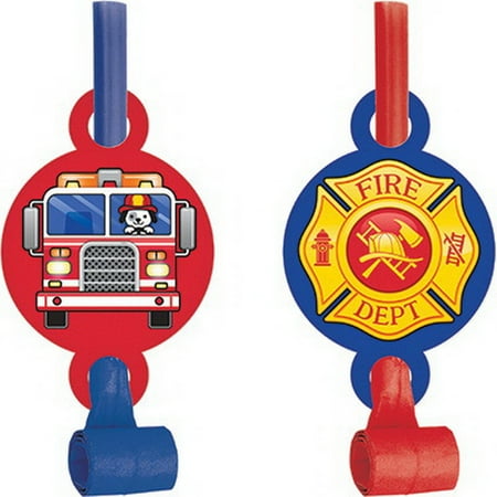 Partypro 332207 Flaming Fire Truck Blowout