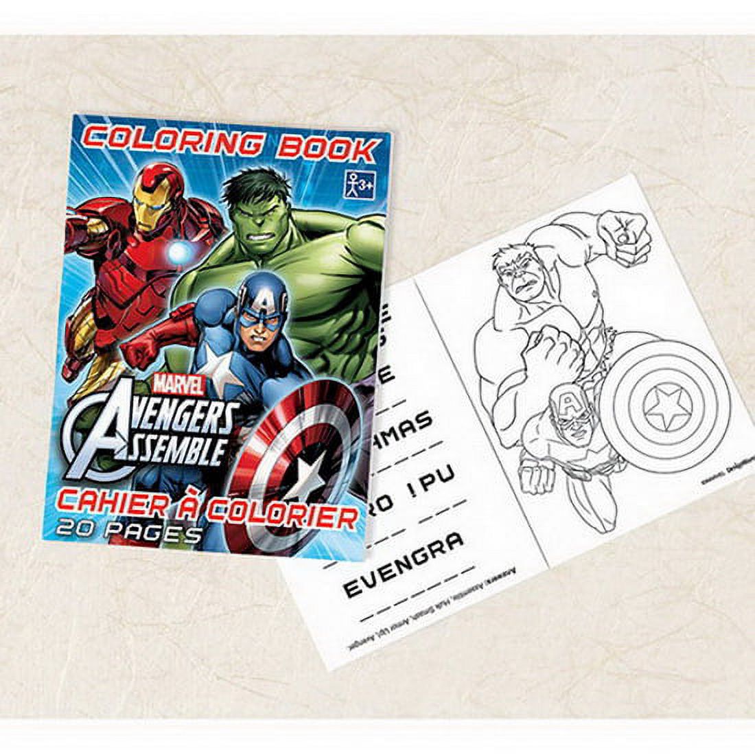 Partypro 393883 Avengers Coloring Book Favor - Walmart.com