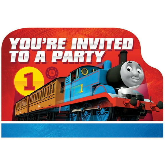 Partypro 491752 Thomas All Aboard Invitation