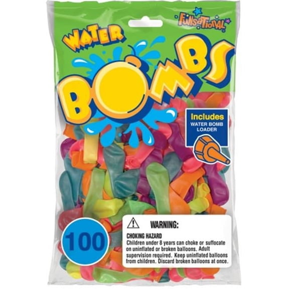 Partypro 54864 Water Bomb Balloons (100 Ct)