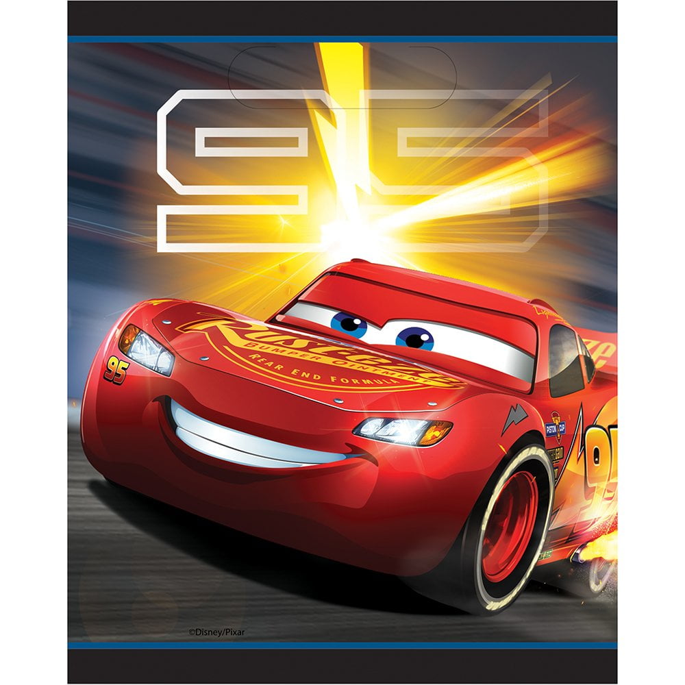 PARTYPRO Disney Cars 3 Loot Bags - 8 Pcs