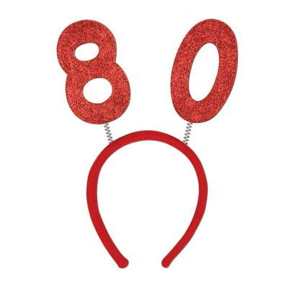 Partypro 60590-80 80Th Glittered Boppers