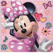 Minnie Mouse 16 Count 6.5IN x 6.5IN Multicolor Lunch Napkins