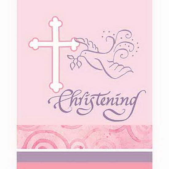 Partypro 890044 Faithful Pink Christen Invitation