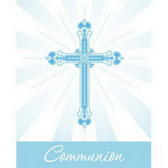 Partypro 890223B Blue Blessings Invitation Communion
