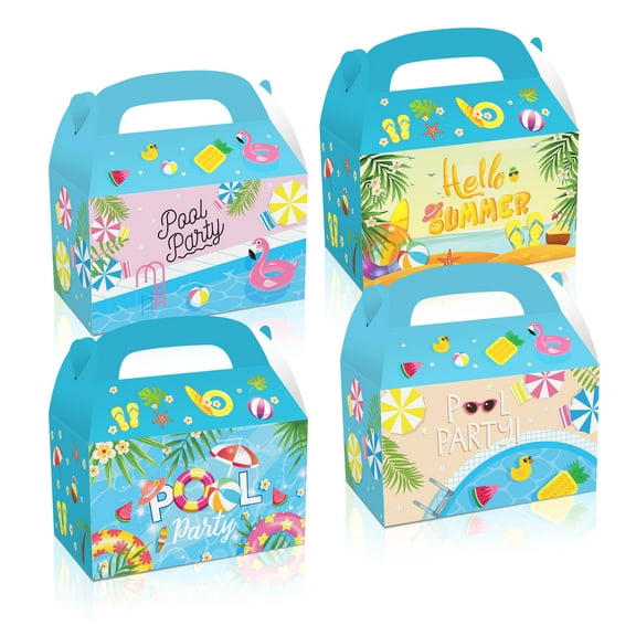 Partystadl Kids tasteless and durable Gift Boxes, 6.30" x 3.70" x 3.70", Multicolor, Paper, 24 Count
