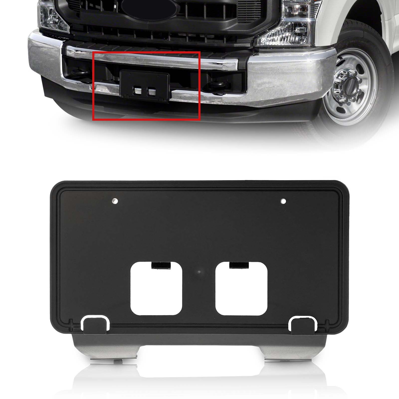 Partzer Front License Plate Bracket Holder License Plate Frames Fit for