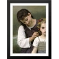 thumbnail image 1 of Parure des Champs [detail: left] 28x38 Large Black Wood Framed Print Art by William Adolphe Bouguereau, 1 of 2