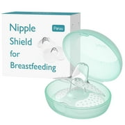 Paruu Contact Nipple Shields, Butterfly Silicone Breastfeeding Nipple Shields, Include Carry Case (24mm)