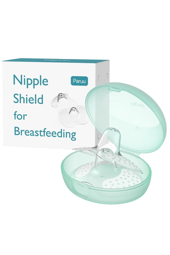 Contact Nipple Shields, Butterfly Silicone Breastfeeding Nipple Shields, Include Carry Case (24mm)