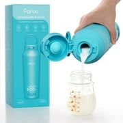 Paruu Portable Bottle Warmer for Travel, Easy-Clean Wide Mouth, Portable Milk Warmer with Fast Heating, 7-Temp Control,12oz