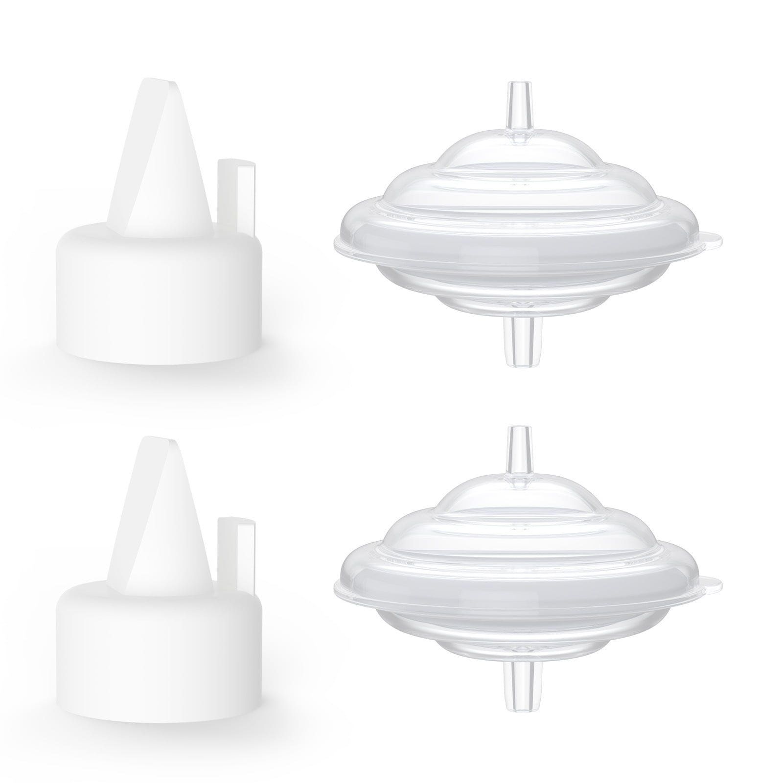 Paruu Pump Parts Compatible with Spectra S1/S2/9 Plus, Not Original Accessories, Replacements Include Valve and Backflow Protector (Duckbill Included), 2 Set