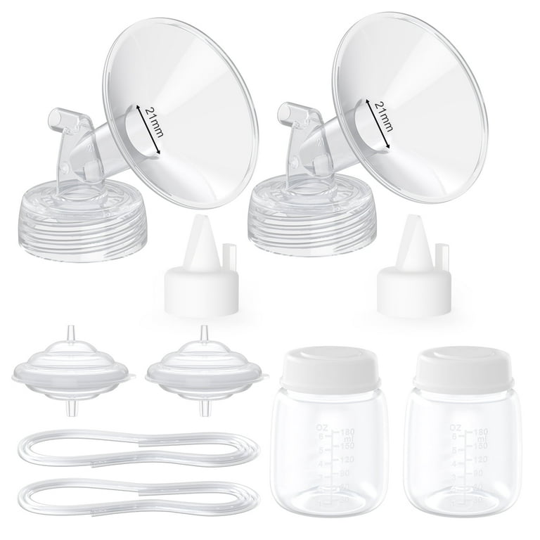 Kit Flange Di Ricambio Per Tiralatte Spectra S1 S2 9 Plus - 21 Mm - Luxemum (Non Originali) - 2 Pezzi - 3