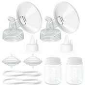 Paruu Pump Parts Compatible with Spectra S1/S2/9 Plus, Not Original Accessories, 24mm Full Set Replacements of Breast Pump