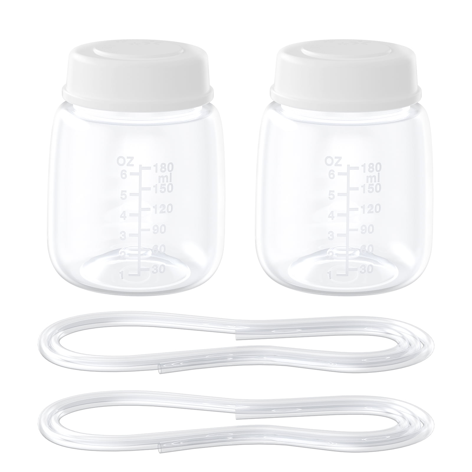 Paruu Pump Parts Compatible with Spectra S1/S2/9 Plus, Not Original Accessories, Replacements Include Tubing and Bottle, 2 Set