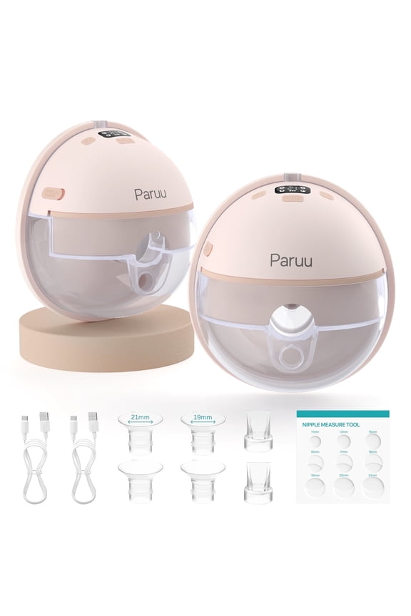Wearable Breast Pump 4 Modes, 12 Levels, 240g, BPA-Free, Hands Free Breast Pump, Comfortable, Leak-Proof, Strong Suction