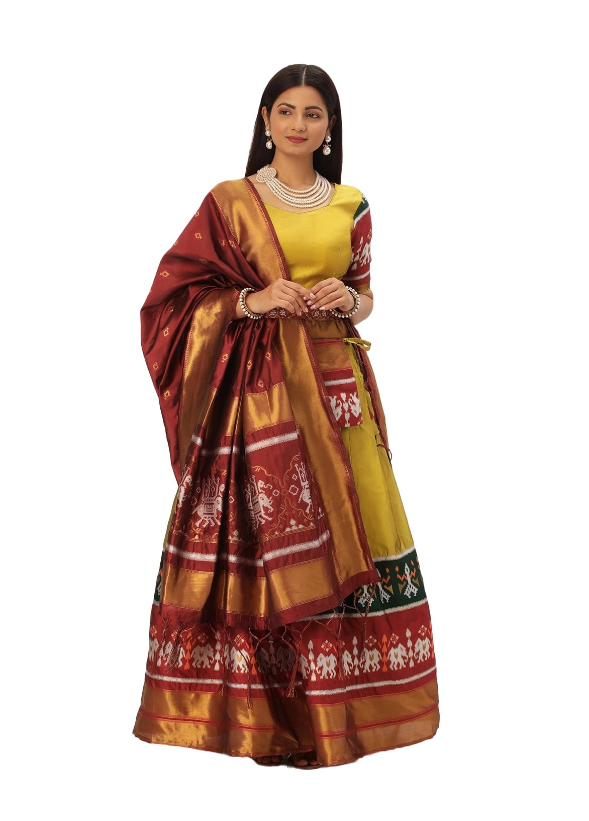 Parvdi Designer lehenga choli for women Indian ready-made full stitched party wear Dress, Cream & Pink Parvdi Designer lehenga choli for women Indian ready-made full stitched party wear Dress, Cream & Pink