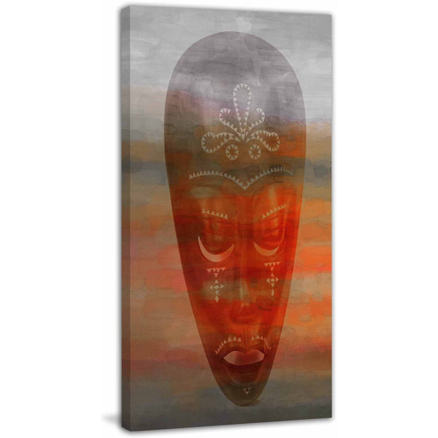 Parvez Taj "African Mask" Print on Canvas