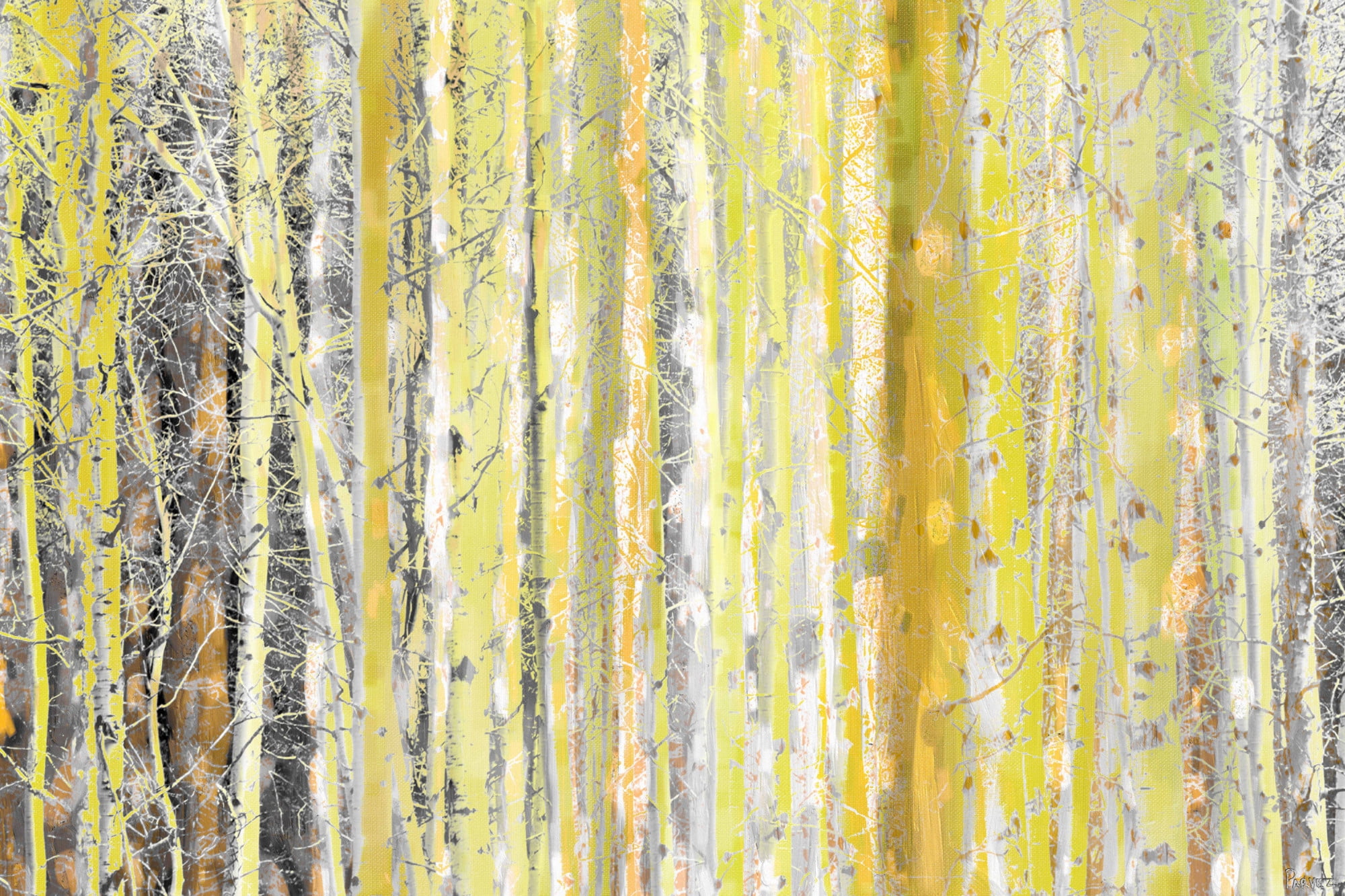Parvez Taj Aspen Forest 2 Canvas Wall Art