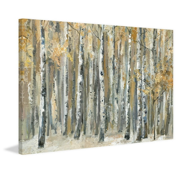 Parvez Taj "Autumn Forest II" Painting Print on Wrapped Canvas