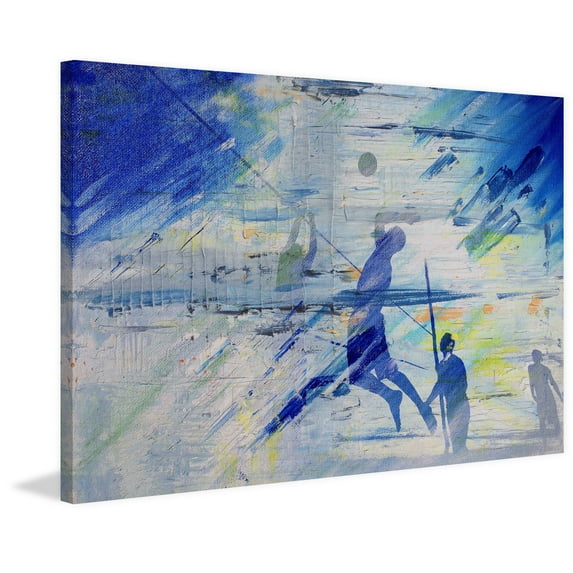 Parvez Taj Beach Volleyball Canvas Wall Art