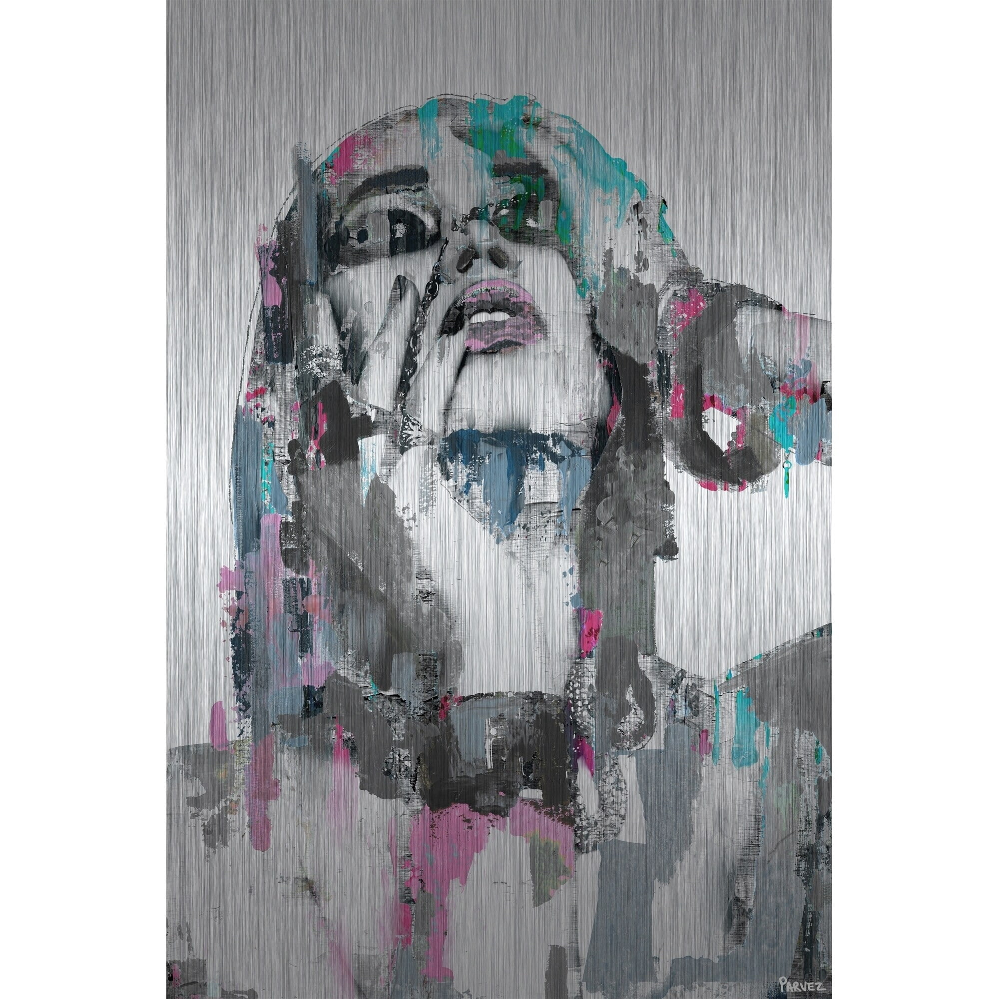 Parvez Taj Bewildered Beauty Aluminum Wall Art