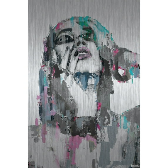 Parvez Taj Bewildered Beauty Aluminum Wall Art