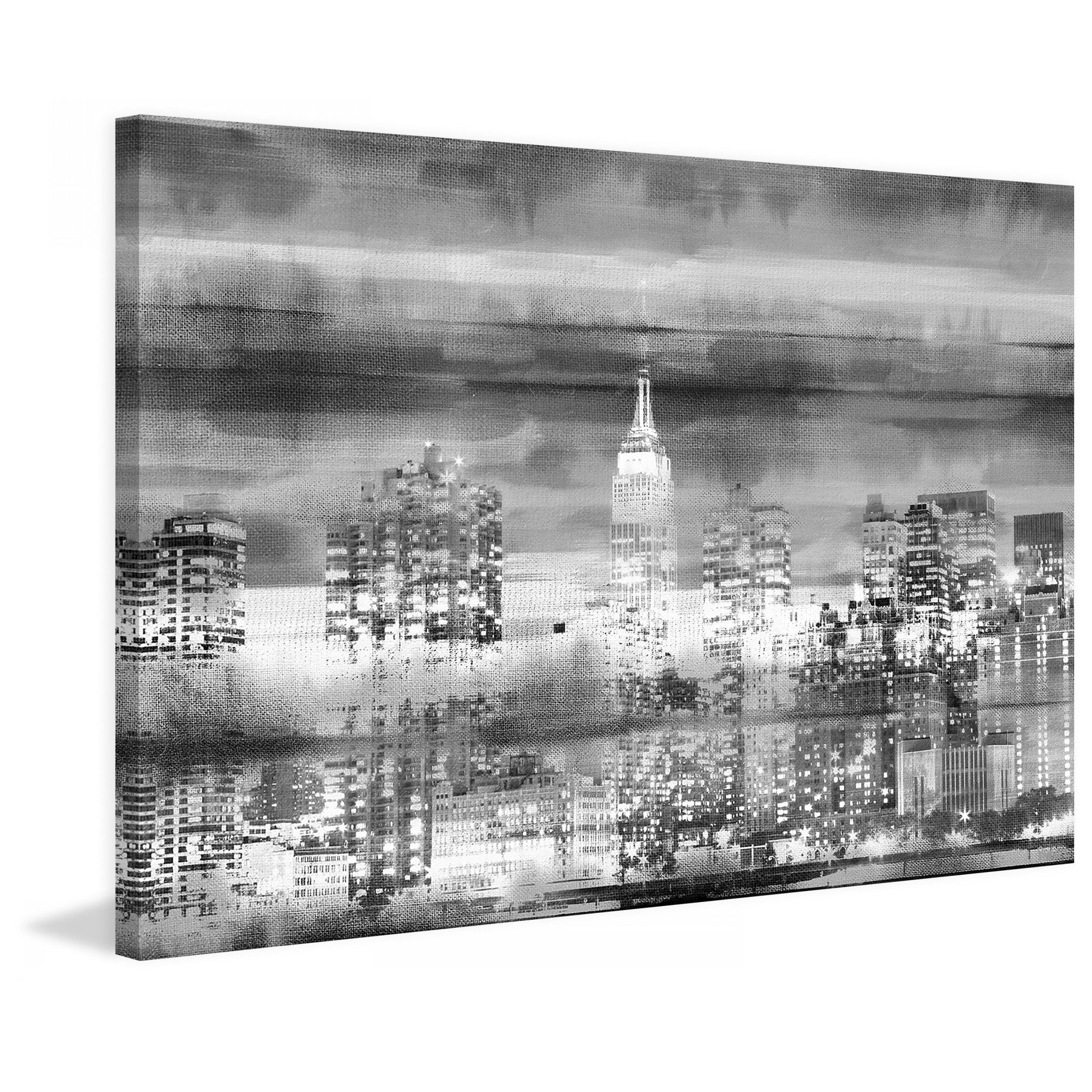 Parvez Taj "Big Apple Night" Print on Canvas