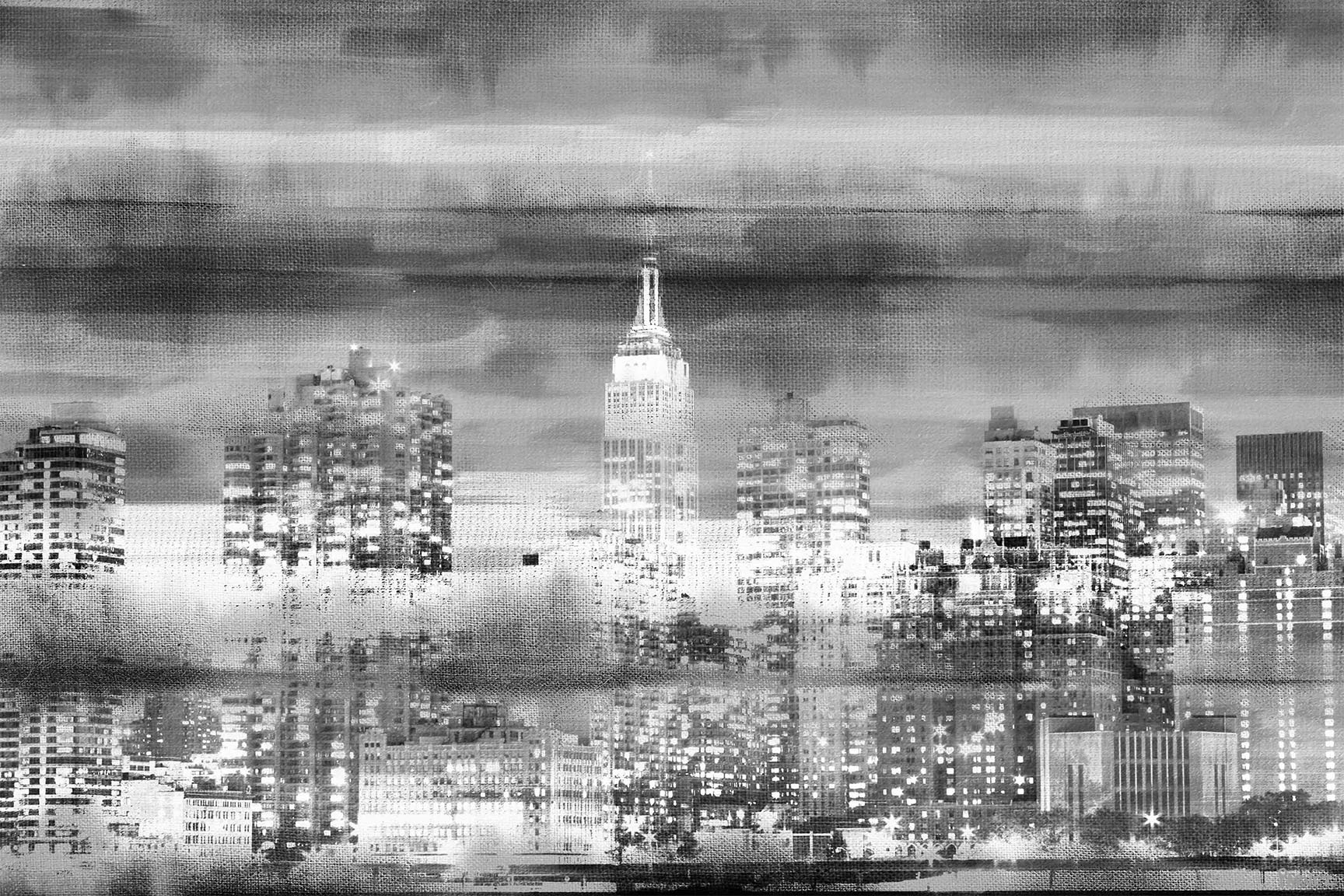 Parvez Taj "Big Apple Night" Print on Canvas