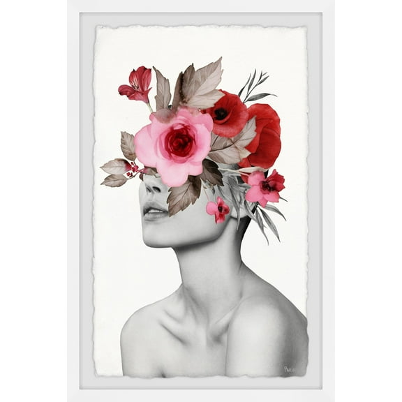 Parvez Taj Bloom Face Framed Wall Art