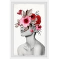 thumbnail image 1 of Parvez Taj Bloom Face Framed Wall Art, 1 of 6