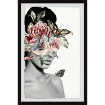 Parvez Taj Blooming Floral Beauty Framed Wall Art