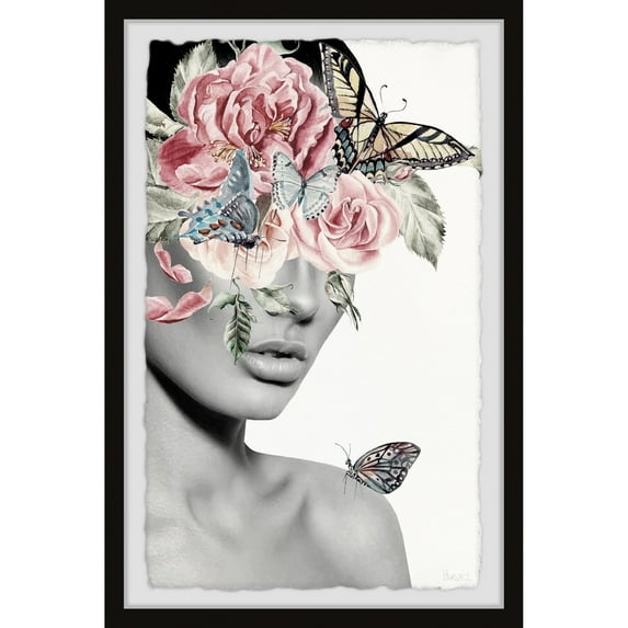 Parvez Taj Blooming Floral Beauty II Framed Wall Art