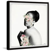 Parvez Taj "Blooming Roses" Framed Painting Print