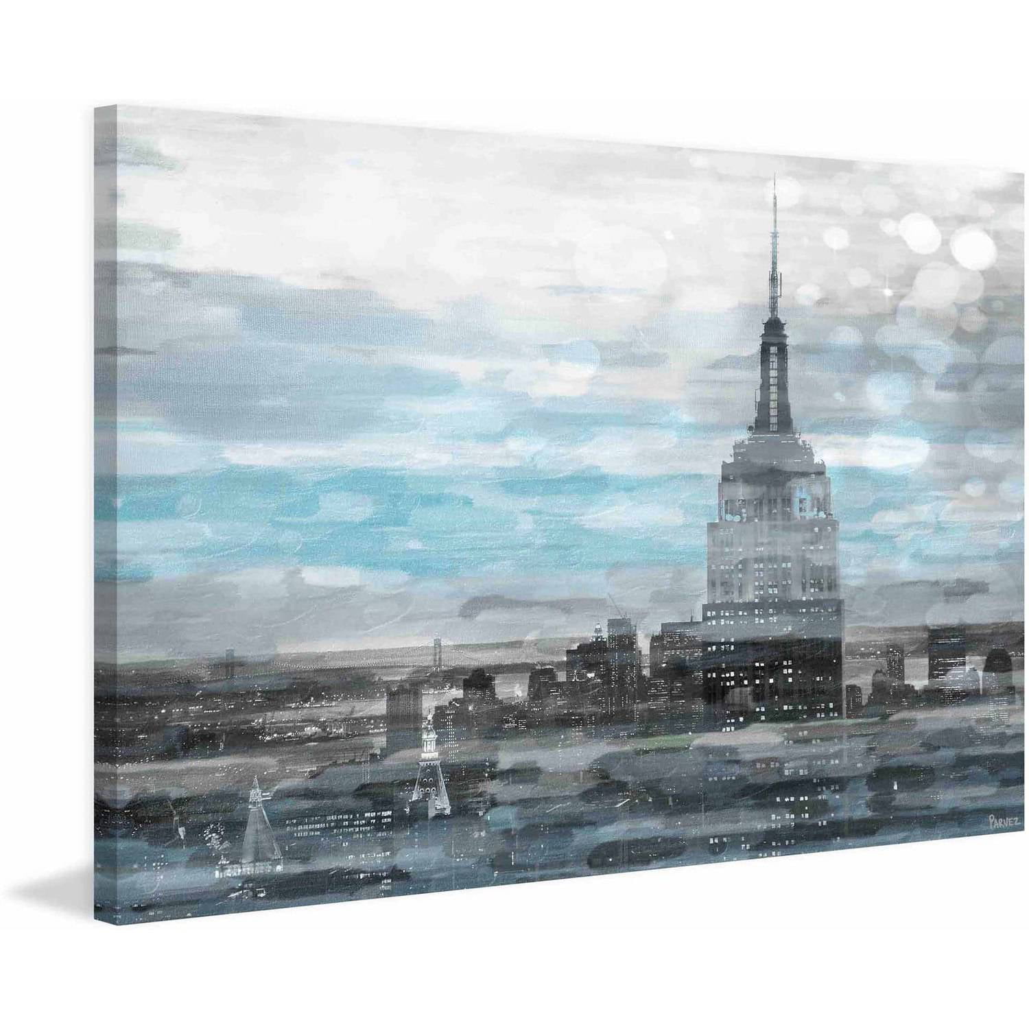 Parvez Taj "Blue City Hues" Print on Canvas