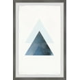 thumbnail image 1 of Parvez Taj Blue Triangle Magic Framed Wall Art, 1 of 6