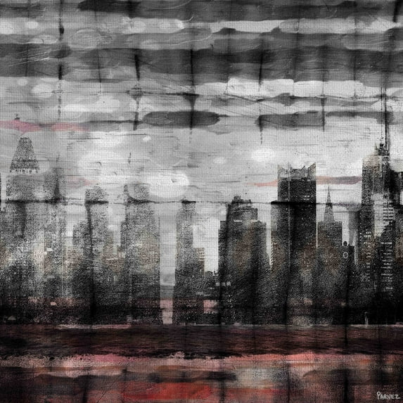 Parvez Taj "Bold City" Print on Canvas