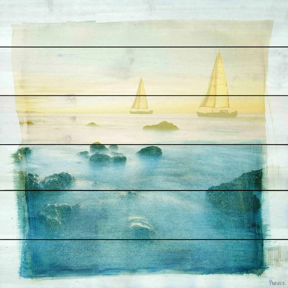 Parvez Taj Bona Vista Art Print on White Pine Wood