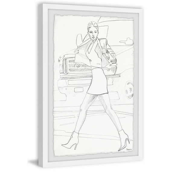 Parvez Taj "Boots on Point" Framed Painting Print