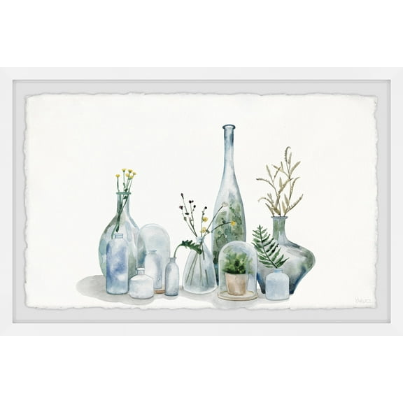 Parvez Taj Bottled Garden Framed Wall Art