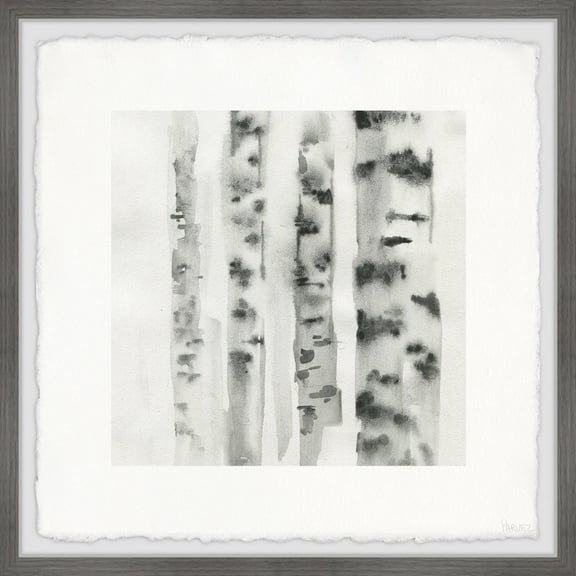 Parvez Taj Branches Marks Framed Wall Art