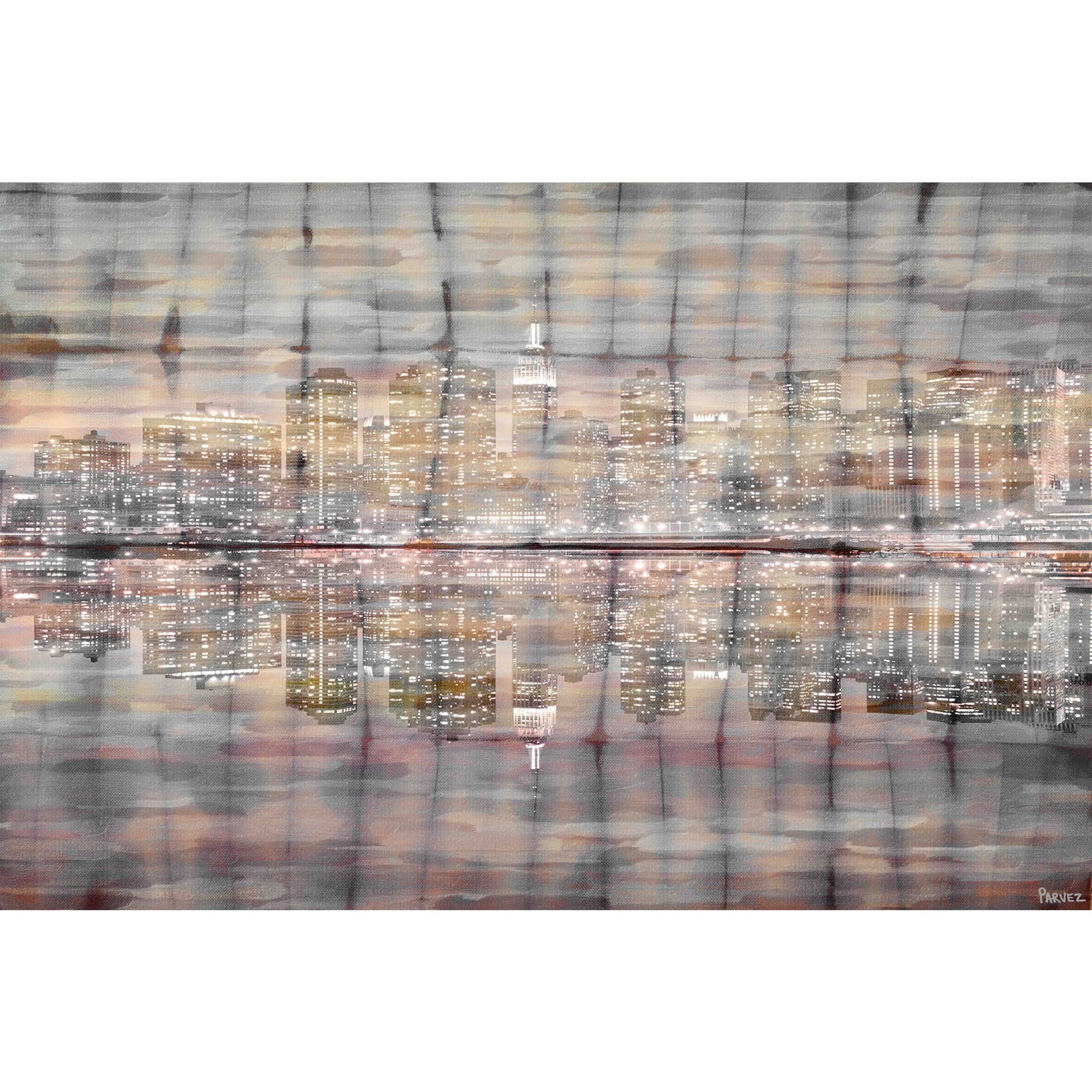 Parvez Taj "Bright Lights" Print on Canvas