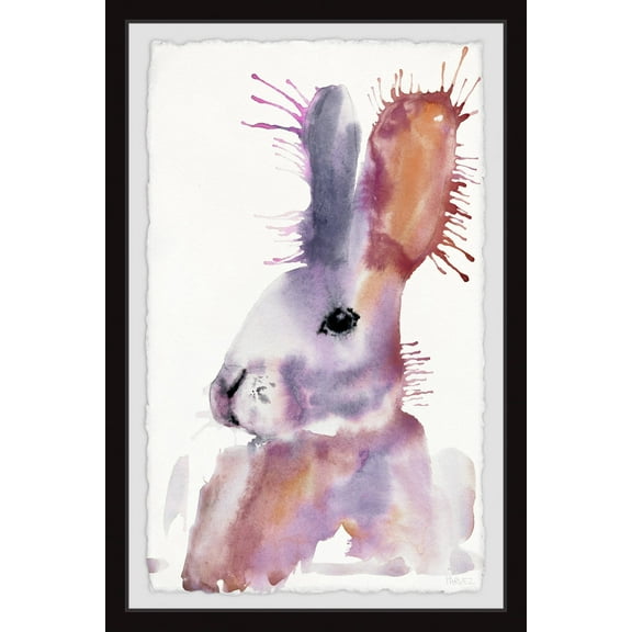 Parvez Taj Bunny Smudge Framed Wall Art