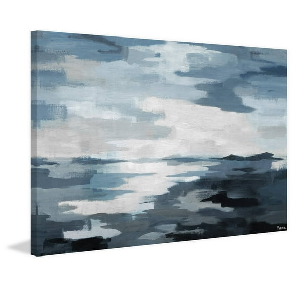 Parvez Taj "Camouflage Sea" Painting Print on Wrapped Canvas