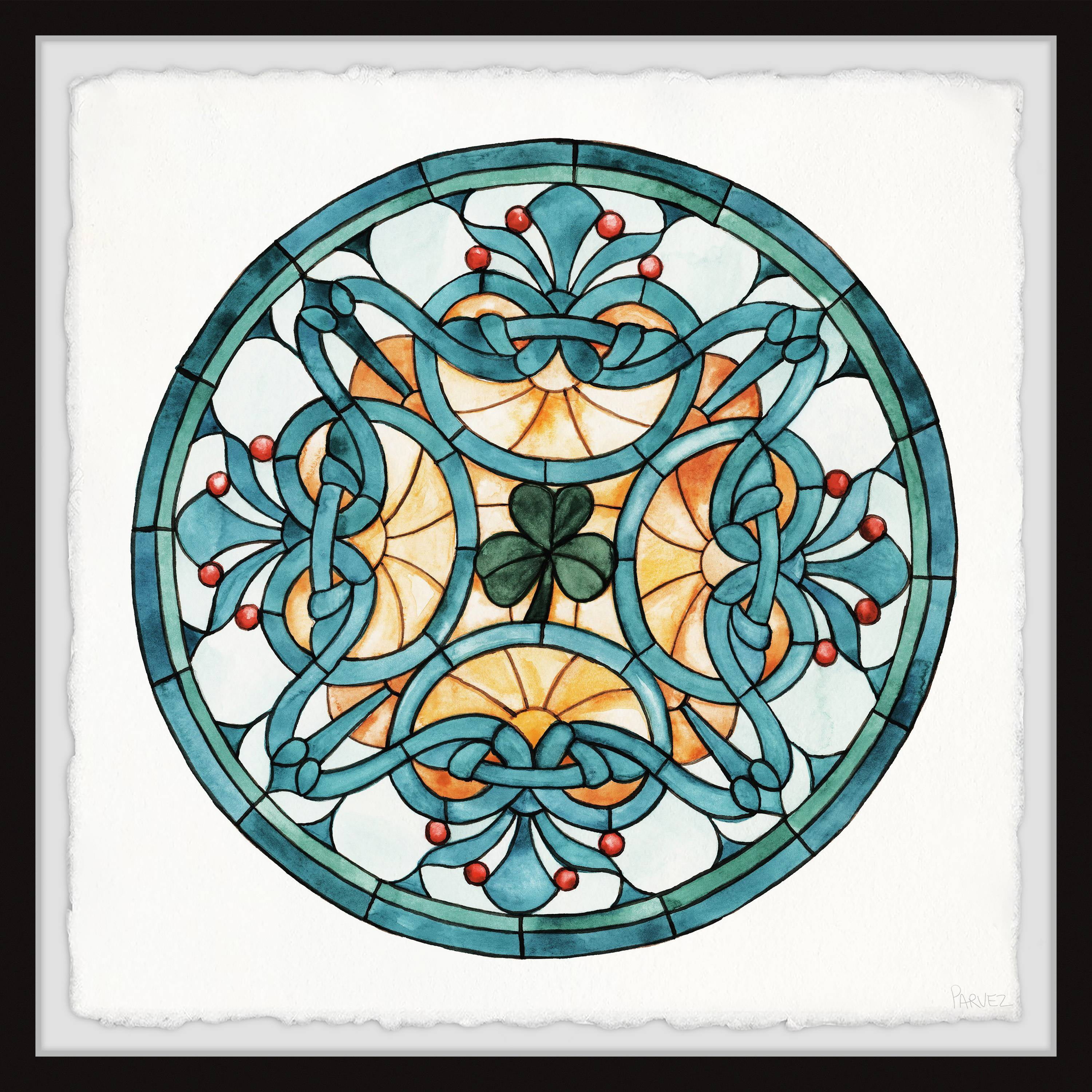 Parvez Taj Center Clover Leaf Framed Wall Art