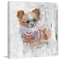 Parvez Taj Charming Chihuahua Canvas Wall Art